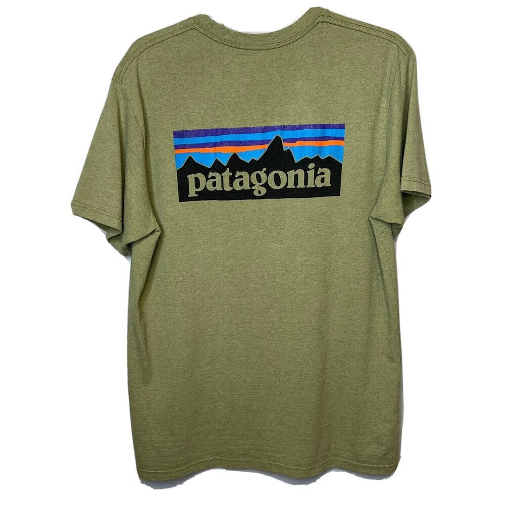 Patagonia Olive Green Men's T-Shirt